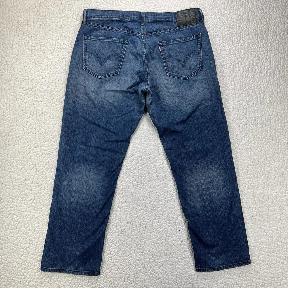 Levi’s 559 Jeans Men’s 34x32 (Actual 36x30) Blue Relaxed Straight Classic Grunge